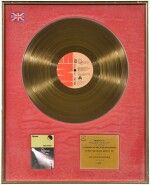 Queen – Freddie Mercury’s BPI Sales Award For ‘Queen’, 1973