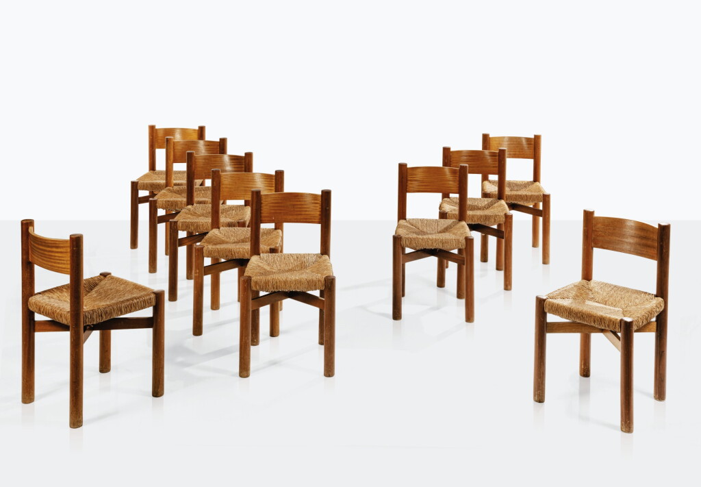 View full screen - View 1 of Lot 92. Dix chaises Meribel .