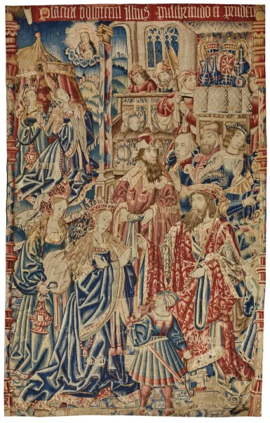View full screen - View 1 of Lot 6. An Old Testament Tapestry, Southern Netherlands, probably Tournai, circa 1515, from the Story of Judith and Holofernes.