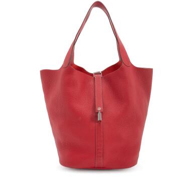 View full screen - View 1 of Lot 28. Rouge Garance Clemence Picotin Lock 31 Palladium Hardware, 2014.