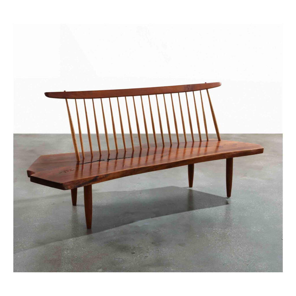 View full screen - View 1 of Lot 118. "Conoid" Bench.