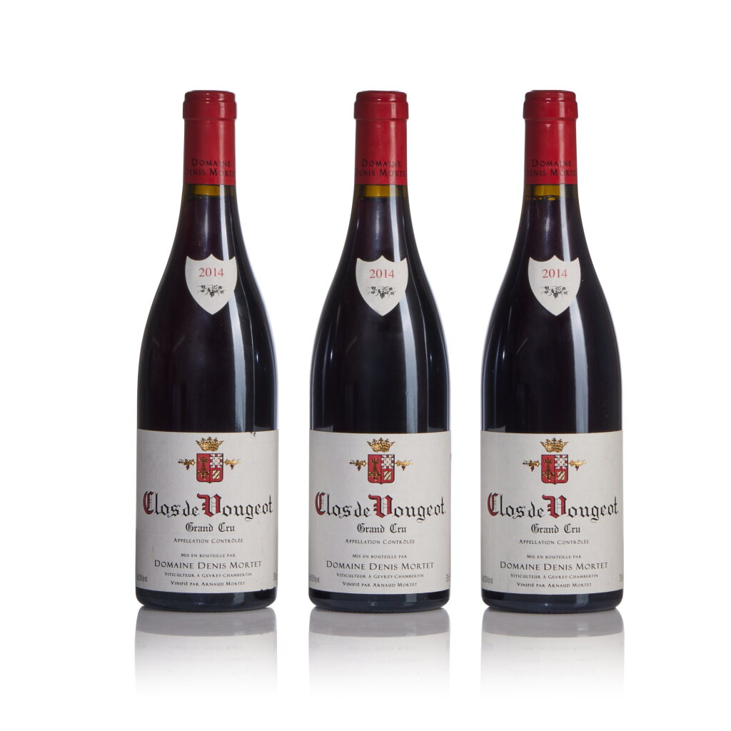 View full screen - View 1 of Lot 188. Clos de Vougeot 2014 Denis Mortet (3 BT).