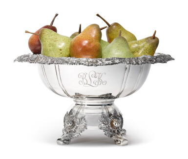 View full screen - View 1 of Lot 297. An American Silver Chrysanthemum Pattern Pedestal Bowl , Tiffany & Co., New York, 2003.