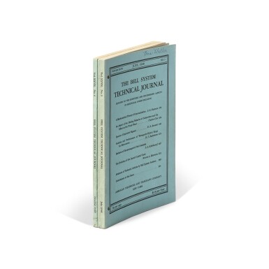 View full screen - View 1 of Lot 37. Claude Shannon.