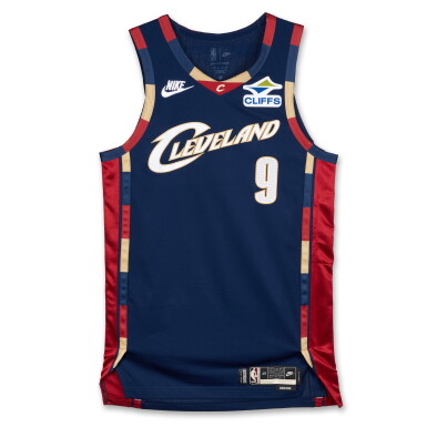 View full screen - View 1 of Lot 19. Craig Porter Jr. Cleveland Cavaliers 2026 NBA Playoffs Eastern Conference Round 1 Game Issued Classic Edition Jersey | Game 1.