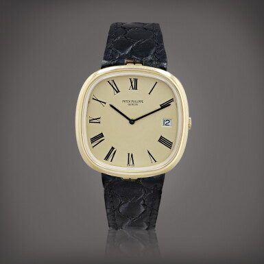 View full screen - View 1 of Lot 638. 'Super Cercle', reference 3604 Montre bracelet en or jaune avec date | Yellow gold wristwatch with date Vers 1980 | Circa 1980.