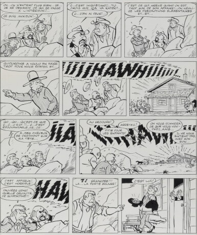 View full screen - View 1 of Lot 195. Chick Bill – L'arme secrète de Kid Ordinn. Dessin original. 1970..