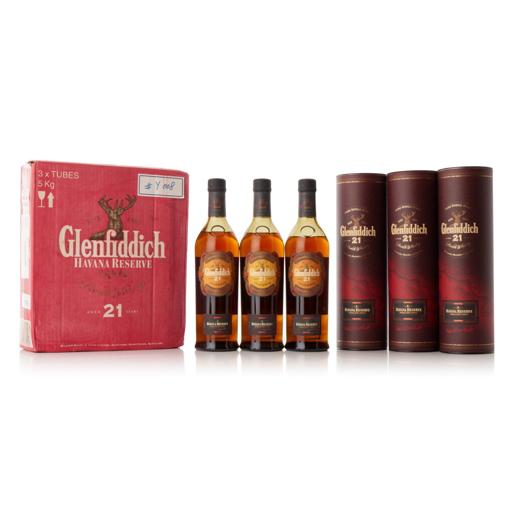 View full screen - View 1 of Lot 6162. Glenfiddich 21 Year Old Havana Reserve 40.0 abv NV (3 BT70).