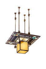 Ceiling Light from the Francis W. Little House, Peoria, Illinois