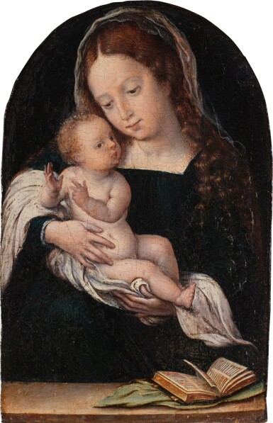 View full screen - View 1 of Lot 235. Virgin and Child.
