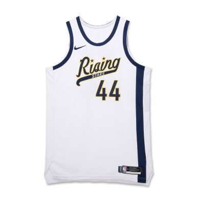 View full screen - View 1 of Lot 38. Oscar Tshiebwe Game Worn ‘Rising Stars’ Complete Uniform .