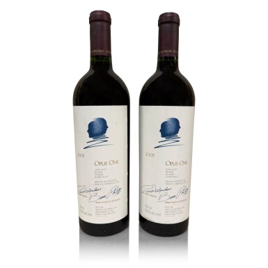 View full screen - View 1 of Lot 523. Opus One 2005 (2 BT).