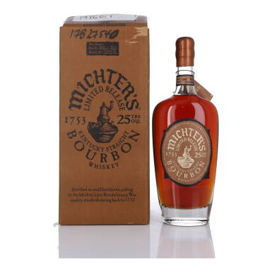 View full screen - View 1 of Lot 317. Michter's Small Batch Bourbon 25 Year Old 116.2 Proof NV (1 BT 75cl).