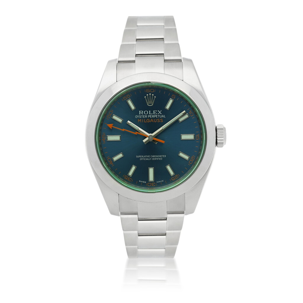 View full screen - View 1 of Lot 80. ROLEX | REFERENCE 116400 MILGUASS A STAINLESS STEEL AUTOMATIC WRISTWATCH WITH BRACELET, CIRCA 2016.