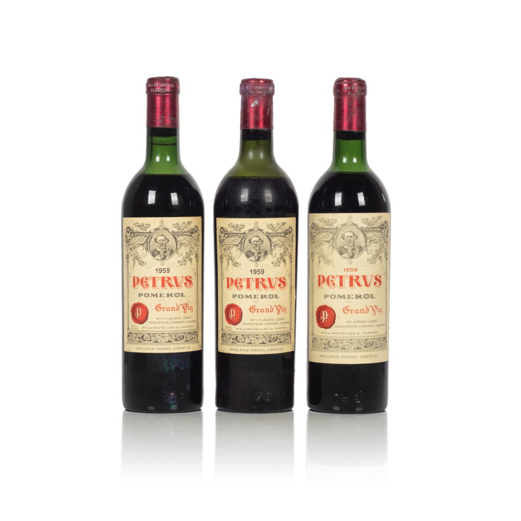 View full screen - View 1 of Lot 32. Petrus 1959 (3 BT).
