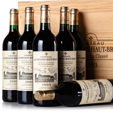 View full screen - View 1 of Lot 68. Château La Mission Haut-Brion 1993 (12 BT).