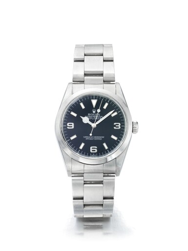 View full screen - View 1 of Lot 16. ROLEX | EXPLORER REF 14270, A STAINLESS STEEL AUTOMATIC CENTER SECONDS WRISTWATCH WITH BRACELET CIRCA 1997.