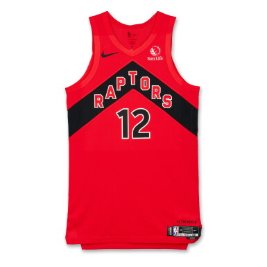 View full screen - View 1 of Lot 24. Collin Murray-Boyles Toronto Raptors 2025-2026 Game Worn Icon Edition Jersey | 3rd Career Game | First Career Start.