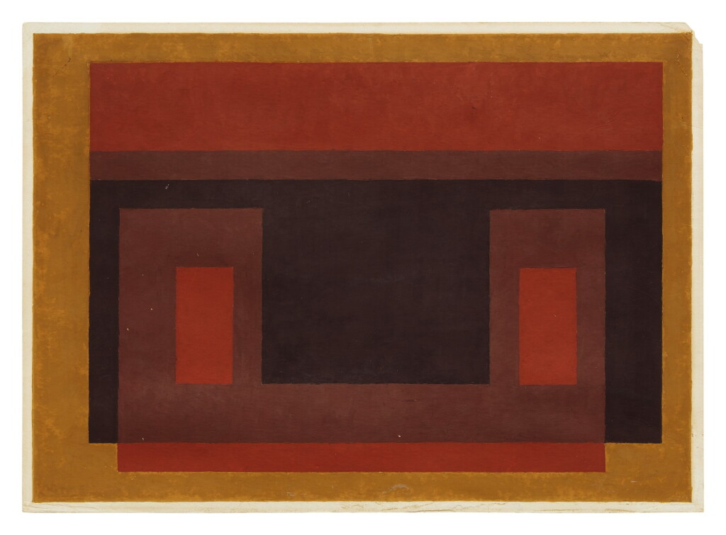 View full screen - View 1 of Lot 32. JOSEF ALBERS | VARIANT/ADOBE.