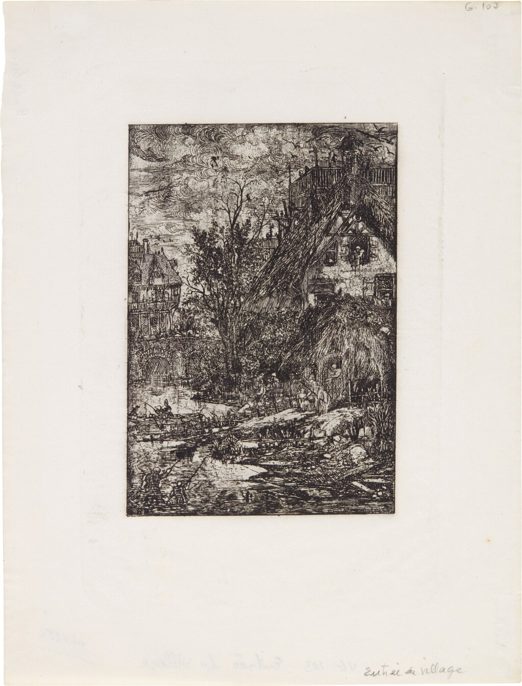 View full screen - View 1 of Lot 69. Le Cours de l'Eau (Van Gelder 144).