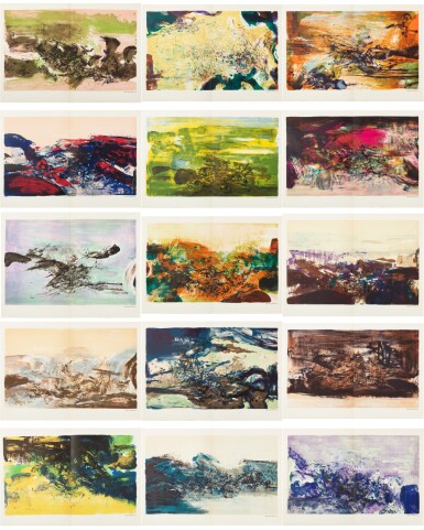 View full screen - View 1 of Lot 80. Zao Wou-Ki | À La Gloire de l'image et art Poétique.