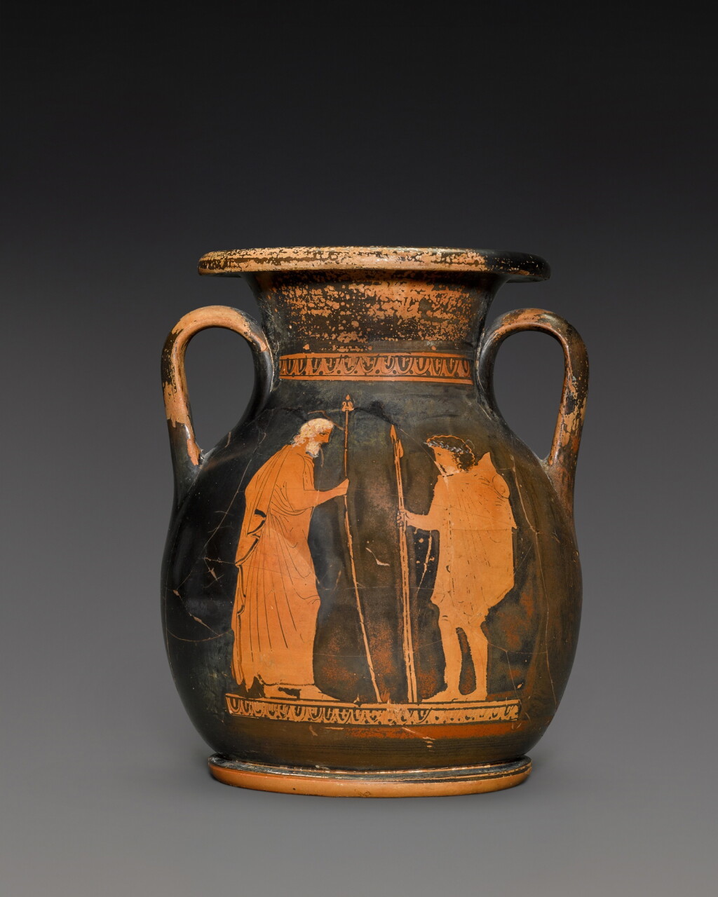 View full screen - View 1 of Lot 420. An Attic Red-figured Pelike, attributed to the Washing Painter, circa 425-420 B.C..
