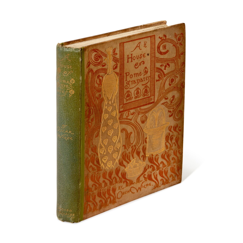 View full screen - View 1 of Lot 165. WILDE | A House of Pomegranates, 1891, one of 1000 copies.