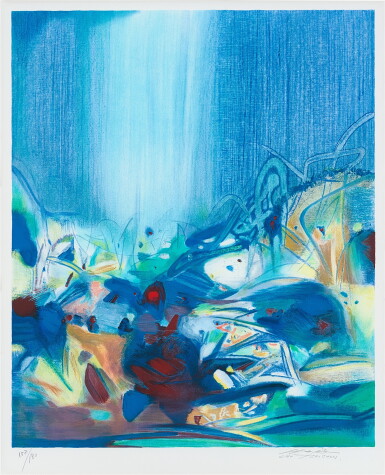 View full screen - View 1 of Lot 2031. Chu Teh-Chun 朱德群 | Comfort 舒暢.