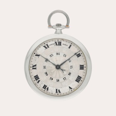 View full screen - View 1 of Lot 304. A white gold open-faced watch | Circa 1930.