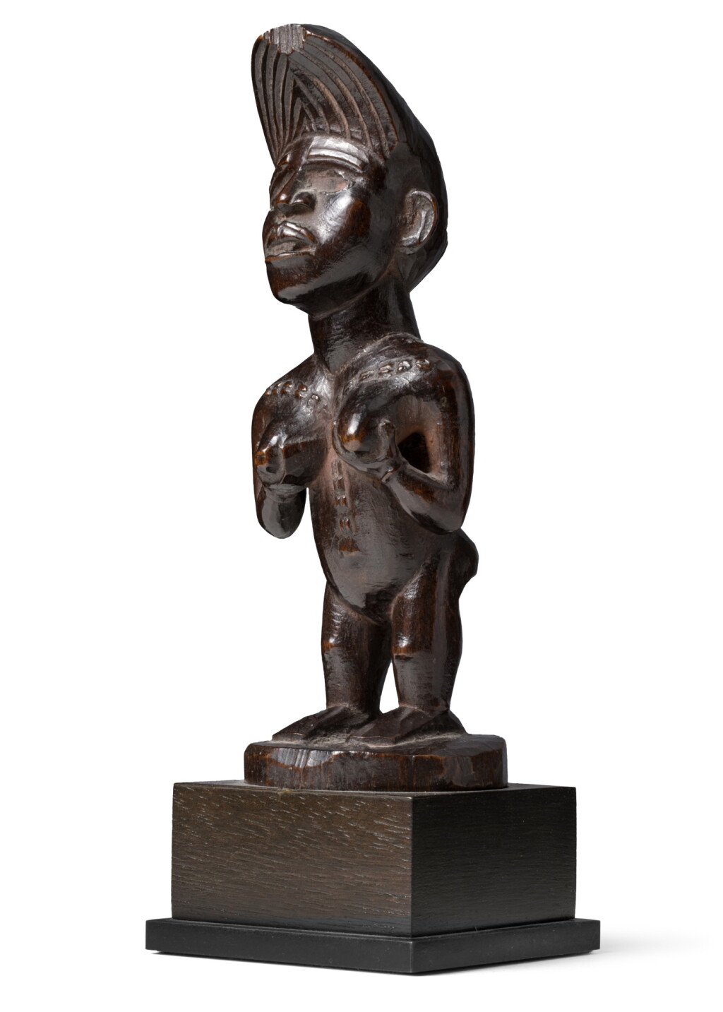 View full screen - View 1 of Lot 100. Statue, Yombé, République Démocratique du Congo | Yombe Figure, Democratic Republic of the Congo.