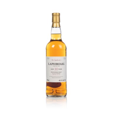 View full screen - View 1 of Lot 64. Laphroaig The Syndicate 30 Year Old 48.1 abv 1988 (1 BT70).
