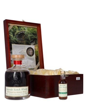 View full screen - View 1 of Lot 5553. Glen Grant Signatory Vintage 34 Year Old 55.0 abv 1965 (1 BT75, 1 BT5).