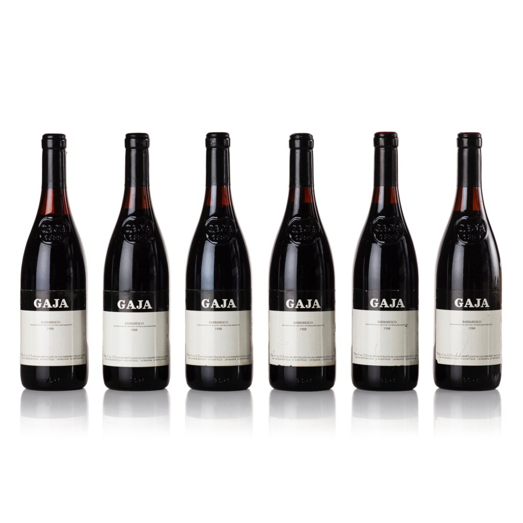 View full screen - View 1 of Lot 337. Barbaresco 1988 Gaja (12 BT).