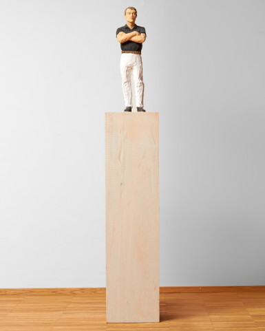View full screen - View 1 of Lot 34. Untitled (Man with black t-shirt and white trousers).