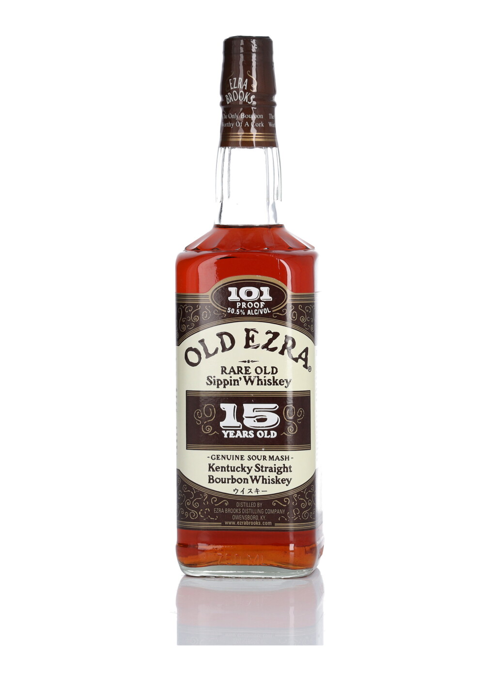 View full screen - View 1 of Lot 296. Old Ezra 15 Year Old 101 Proof NV (1 Bottle 75cl).