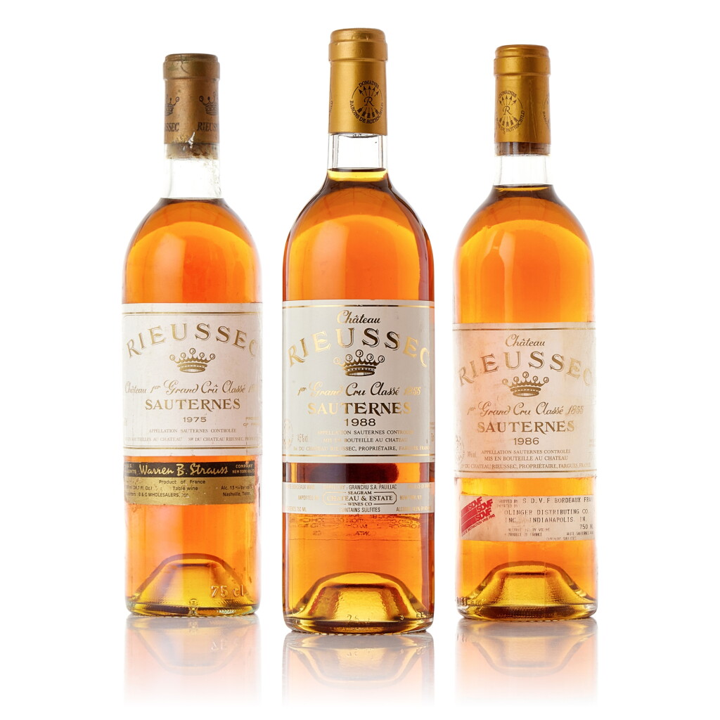View full screen - View 1 of Lot 7815. Château Rieussec 1986 (6 BT).