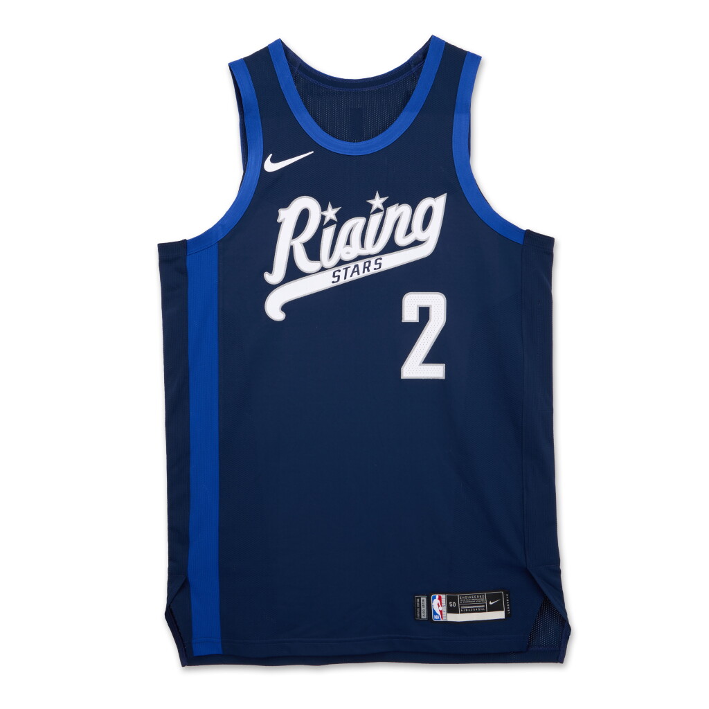 View full screen - View 1 of Lot 42. Dereck Lively II Game Worn ‘Rising Stars’ Jersey .