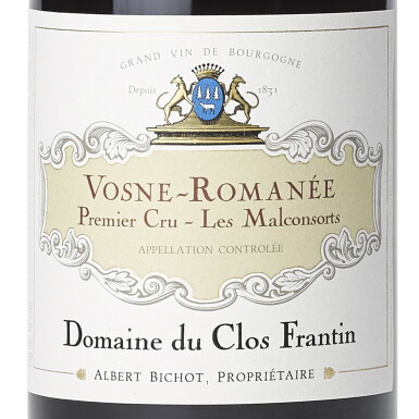 View full screen - View 1 of Lot 108. Vosne Romanée, Aux Malconsorts 2019 Domaine du Clos Frantin, Bichot (6 BT) .