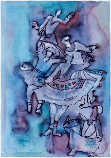 View full screen - View 1 of Lot 1052. Untitled (Dancers).