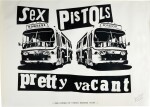 Jamie Reid | Pretty Vacant, promotional poster, 1 July 1977