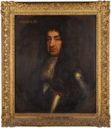 View full screen - View 1 of Lot 159. Portrait of King Charles II.