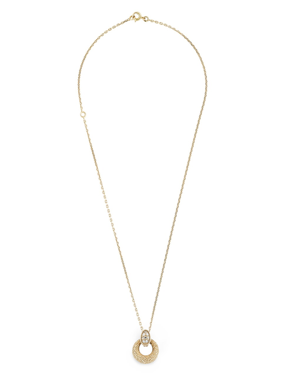 View full screen - View 1 of Lot 83. COLLIER CORAIL, IVOIRE, OR ET DIAMANTS | CORAL, IVORY, GOLD AND DIAMOND NECKLACE .