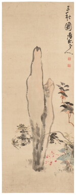 黃慎 三秋圖|Huang Sheng, Autumn Flowers