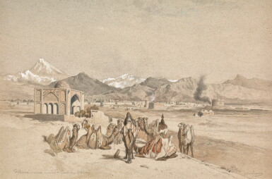 View full screen - View 1 of Lot 19. JULES LAURENS | TEHRAN, FROM THE QAZVIN ROAD.