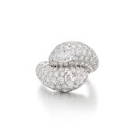 Diamond Ring | 卡地亞 | 1.28 及 1.25克拉 梨形 D色 內部無瑕 鑽石 戒指