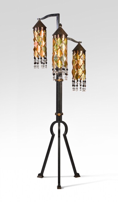 View full screen - View 1 of Lot 104. Unique Grand Lampadaire.