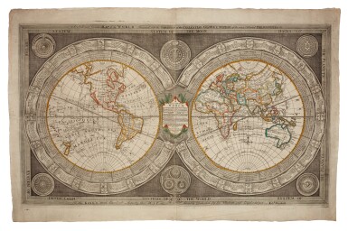 View full screen - View 1 of Lot 49. Richard Marshall | World map, 1785.