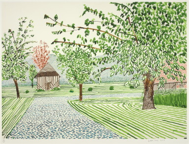 View full screen - View of Study of 'The Entrance', from My Normandy.