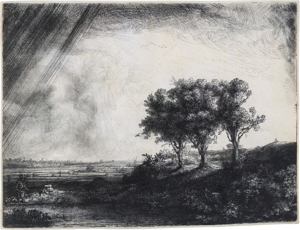 View full screen - View 1 of Lot 36. The Three Trees (B., Holl. 212; New Holl. 214; H. 205).