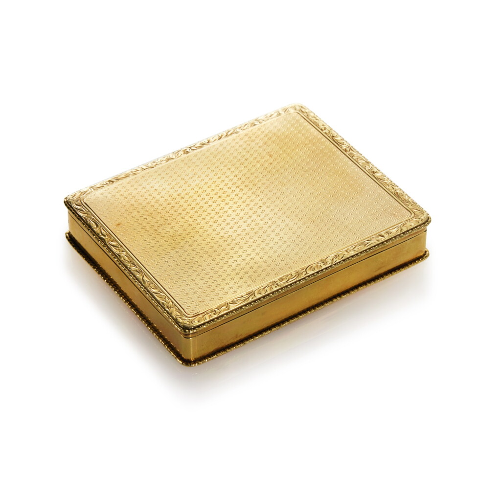 View full screen - View 1 of Lot 1542. A gold snuff box, Austrian, 1866-1922.